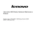 Предварительный просмотр 1 страницы Lenovo IDEACENTRE 300s series Maintenance Manual