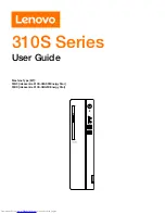 Lenovo IdeaCentre 310S-08IGM User Manual preview