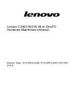 Preview for 3 page of Lenovo IdeaCentre C240 Hardware Maintenance Manual