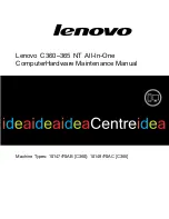 Lenovo ideaCentre C360 Hardware Maintenance Manual preview