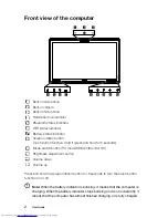 Preview for 7 page of Lenovo IdeaCentre Horizon 27 Series User Manual