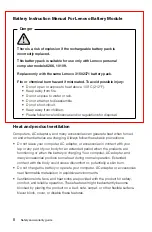 Preview for 13 page of Lenovo IdeaCentre Horizon Safety And Warranty Manual