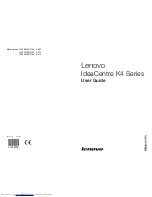 Предварительный просмотр 1 страницы Lenovo IdeaCentre K410 User Manual