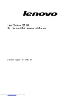 Предварительный просмотр 3 страницы Lenovo IdeaCentre Q190 Series Hardware Maintenance Manual