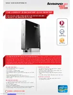 Preview for 1 page of Lenovo IdeaCentre Q190 Series Specifications