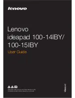 Lenovo ideapad 100-14IBY User Manual preview
