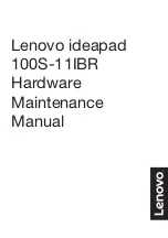 Lenovo ideapad 100S-11IBR Hardware Maintenance Manual preview