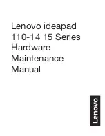 Lenovo ideapad 110-14 15 Series Hardware Maintenance Manual preview