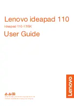 Lenovo ideapad 110-17ISK User Manual preview