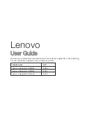 Preview for 3 page of Lenovo ideapad 110 User Manual