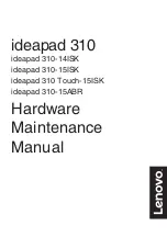 Lenovo ideapad 310 Hardware Maintenance Manual preview