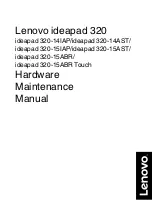 Lenovo ideapad 320 Hardware Maintenance Manual preview