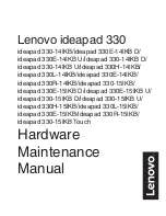 Lenovo ideapad 330 Hardware Maintenance Manual preview