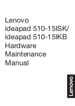 Lenovo ideapad 510-15IKB Hardware Maintenance Manual preview