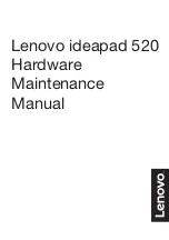 Lenovo ideapad 520 Maintenance Manual preview