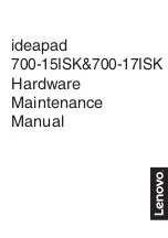 Lenovo ideapad 700-15ISK Hardware Maintenance Manual preview