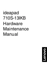 Lenovo ideapad 710S-13IKB Hardware Maintenance Manual preview