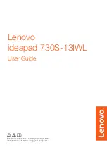 Lenovo ideapad 730S-13IWL User Manual preview