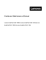 Lenovo IdeaPad C340-15IIL Hardware Maintenance Manual preview