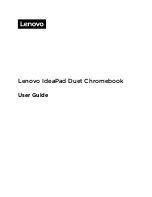 Lenovo IdeaPad Duet Chromebook User Manual preview