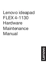 Lenovo ideapad FLEX 4-1130 Hardware Maintenance Manual preview