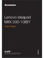 Lenovo Ideapad MIIX 300-10IBY User Manual preview