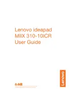 Lenovo Ideapad MIIX310-10ICR User Manual предпросмотр