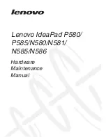 Preview for 1 page of Lenovo IdeaPad N580 Hardware Maintenance Manual