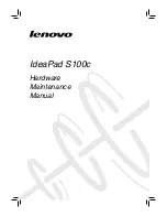 Lenovo IdeaPad S100c Hardware Maintenance Manual preview