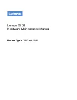 Preview for 1 page of Lenovo IdeaPad S200 Hardware Maintenance Manual