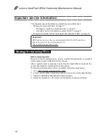 Preview for 20 page of Lenovo IdeaPad U300e Hardware Maintenance Manual