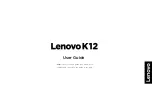 Lenovo K12 User Manual предпросмотр