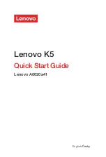 Lenovo K5 A6020a41 Quick Start Manual preview