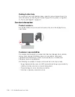 Предварительный просмотр 22 страницы Lenovo L151 - ThinkVision - 15" LCD Monitor User Manual