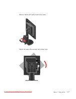 Предварительный просмотр 11 страницы Lenovo L1700p - ThinkVision - 17" LCD Monitor User Manual