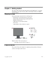 Предварительный просмотр 5 страницы Lenovo L171p - ThinkVision - 17" LCD Monitor User Manual