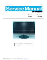 Lenovo L2062bW Service Manual предпросмотр