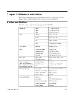 Предварительный просмотр 25 страницы Lenovo L220x - ThinkVision - 22" LCD Monitor User Manual