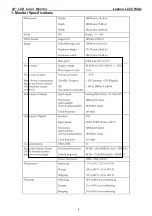 Preview for 4 page of Lenovo L222 Wide Flat Panel Monitor Service Manual