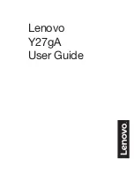 Lenovo Legion Y27g User Manual preview