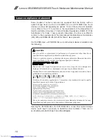 Preview for 18 page of Lenovo Lenovo B5400 Touch Hardware Maintenance Manual