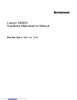 Lenovo M4350 Hardware Maintenance Manual предпросмотр