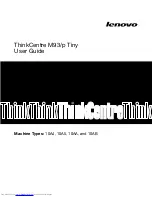 Lenovo M93/p Tiny User Manual preview