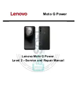 Lenovo Moto G Power Service And Repair Manual предпросмотр