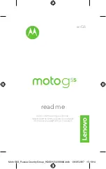 Lenovo Moto G5S Read Me preview