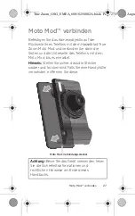 Предварительный просмотр 29 страницы Lenovo Moto Mod HASSELBLAD TRUE ZOOM Manual