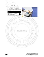 Предварительный просмотр 37 страницы Lenovo motorola Moto G Service And Repair Manual