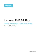 Lenovo PB2-690M Safety, Warranty & Quick Start Manual предпросмотр