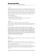 Preview for 6 page of Lenovo PR700 Quick Manual