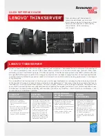 Lenovo RD540 Quick Reference Manual preview